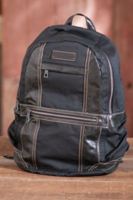 Marc New York Retro Waxed Cotton Backpack