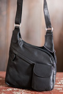 Women's Kristen Leather Cross Body Organizer Bag