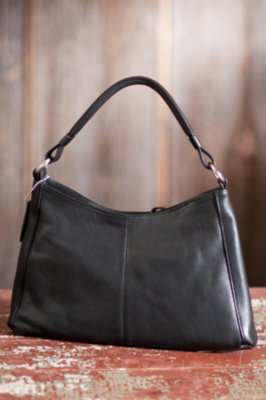 Women's Robin Zip Top Convertible Leather Handbag