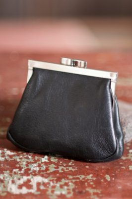 Women's Framed Leather Coin Purse