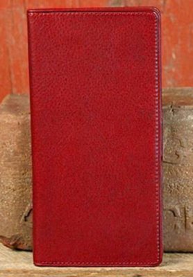 Checkbook Cover, RED, Size 1 SIZE