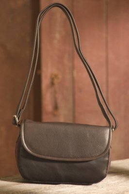Women's Leather Organizer Handbag