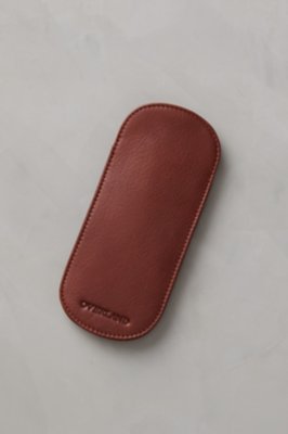 Leather Glasses Case, BRANDY, Size 1 SIZE