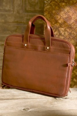 Leather Laptop Portfolio Bag