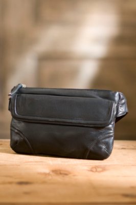 Women's Slim Trapunto Leather Waist Pack