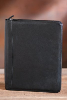 Zip File Leather Folio
