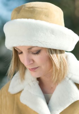 Shearling Sailor Hat