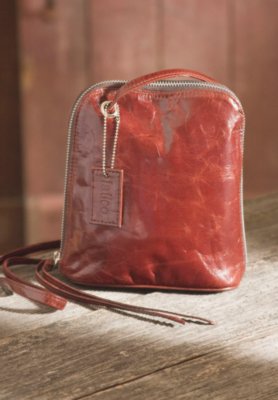 Women's Bettina Accordian Leather Organizer Handbag