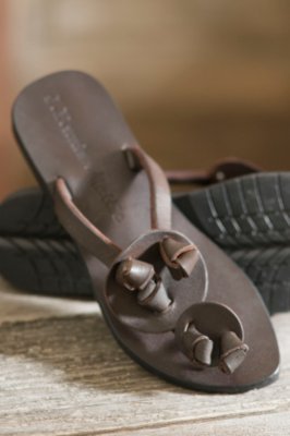 Women's Artisan Sandal with Circles