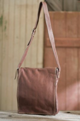 Handmade Leather Messenger Bag