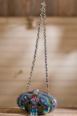 Precious Peacock Mary Frances Handbag
