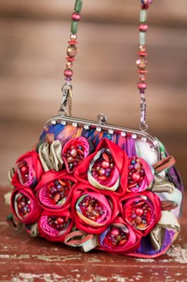 Run for the Roses Mary Frances Handbag