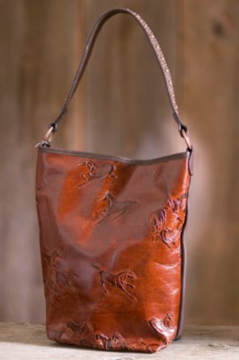 Women's Wild Horse Leather Tote