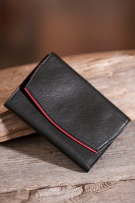 Ultra-Light Flap Leather Wallet
