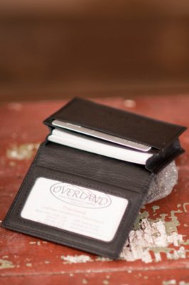 Gusseted Leather Card Case