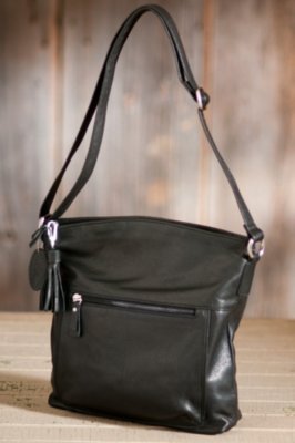 Women's Gemma  Flopover Leather Handbag