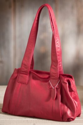 Women’s Ava Double Handle Leather Handbag