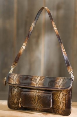Women's Zip Day Foldover Handbag