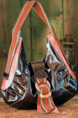 Women's Limon Piel Shinye Tornasol Leather Handbag