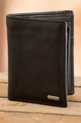 Liano Wallet - Waxy Milled, BLACK, Size 1 SIZE
