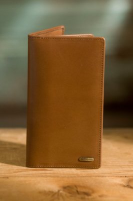 2B Leather Checkbook Wallet Cow Sam