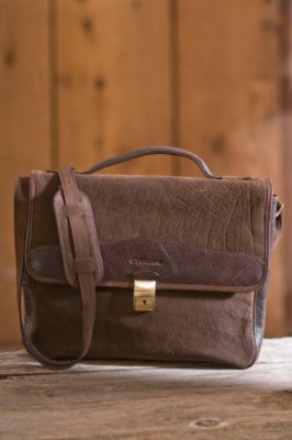 New Yorker Buff Nubuck Leather Bag