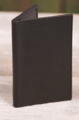 Franco Leather Card Case Waxy Milled, BLACK, Size 1 SIZE