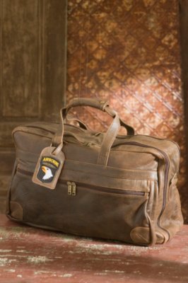 Squadron Large Leather Duffel Bag