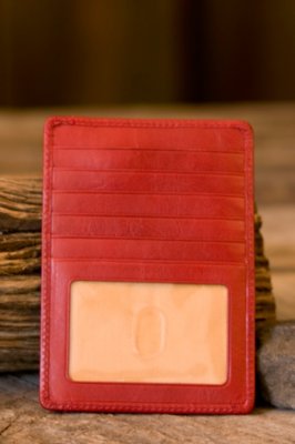 Women's Hobo Euro Slide Leather Wallet, ROUGE, Size 1 SIZE