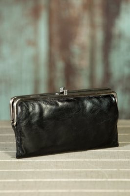 Women's Hobo Lauren Leather Clutch Wallet