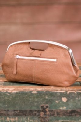 Women’s Hobo Gypsy Leather Clutch Handbag