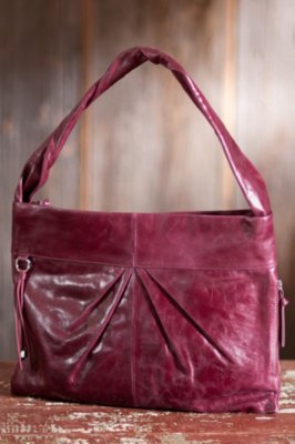 Women's Hobo Betty Leather Shoulder Bag