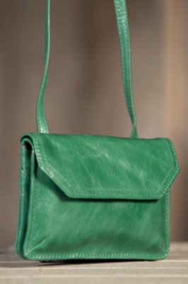 Women's Hobo Poppy Leather Cross-Body Handbag