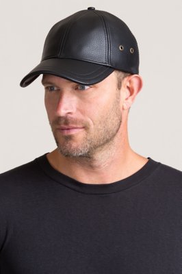 Antique Leather Baseball Cap