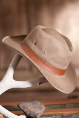 Garment Washed Twill Outback Hat 