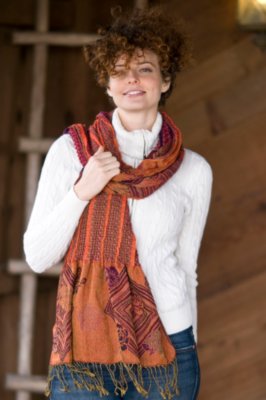 Women's Silk Blend Scarf
