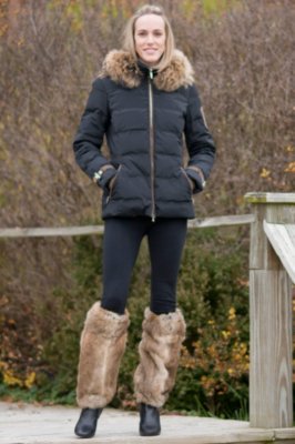 Women's Rabbit Fur Leg Warmers