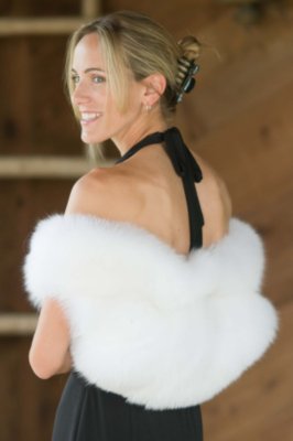 Women's Fox Fur Shrug