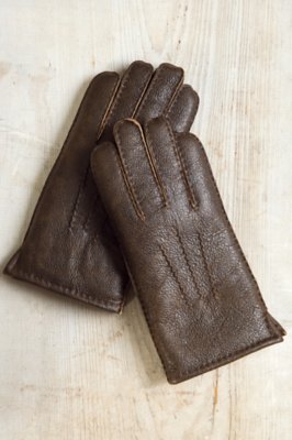 Men's Premium Spanish Sheepskin Gloves, RUGGED CASTANO