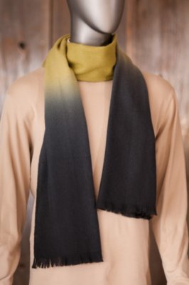Gradation Dyed Cashmere Scarf