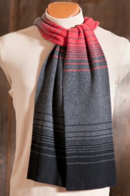 Frontier Stripe Cashmere Scarf