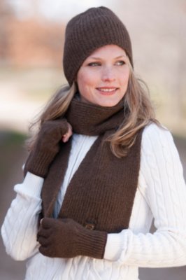 Bison Down Knit Scarf