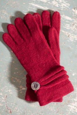 Women’s London Boiled Wool Gloves