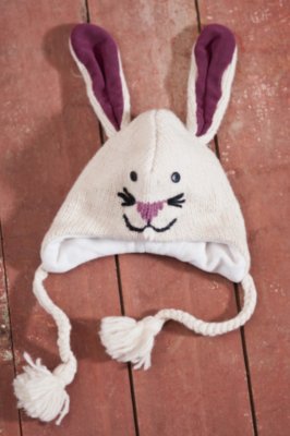Kids' Wool-Blend Bunny Hat