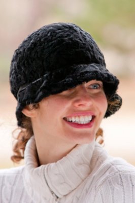 Women’s Persian Lamb Fur Cloche Hat 