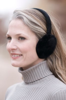 Women’s Sheared Beaver Fur Earmuffs 