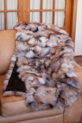 Canadian Fox Fur Throw