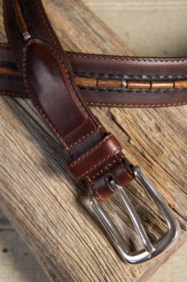 Men's Naples Taper Leather Belt