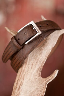 Men's Toledo Lizard Leather Belt