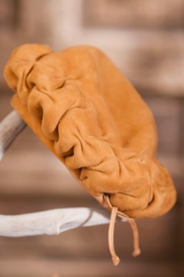 Women's Ruched Sheepskin Hat